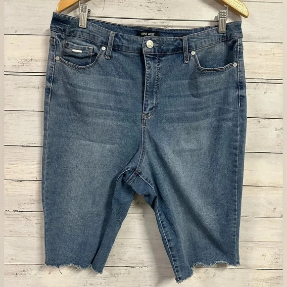 Nine West Pants - Nine West Sophia High Rise Bermuda Size 16